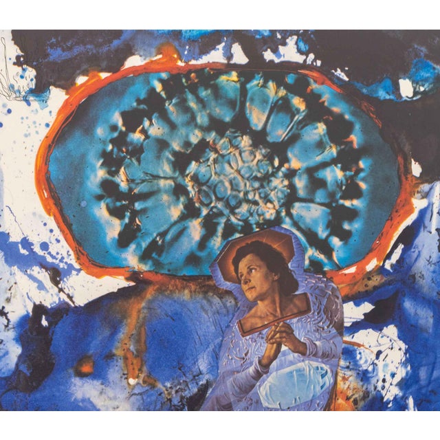 Abstract Salvador Dali "Ultra Surrealist Corpuscular" Print, 1971 For Sale - Image 3 of 12