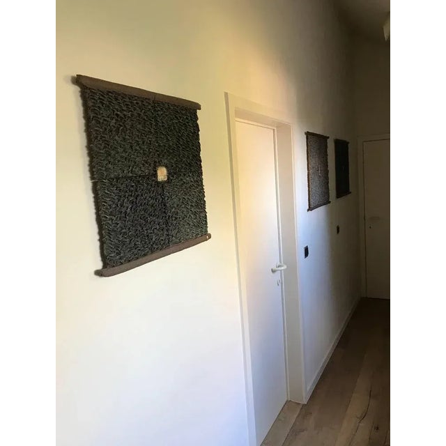 One of a kind exclusive ceramic made by Fabienne Claesen Belgian artiste ceramiste and sculptor 2001. Measures: 53 x 53 cm...