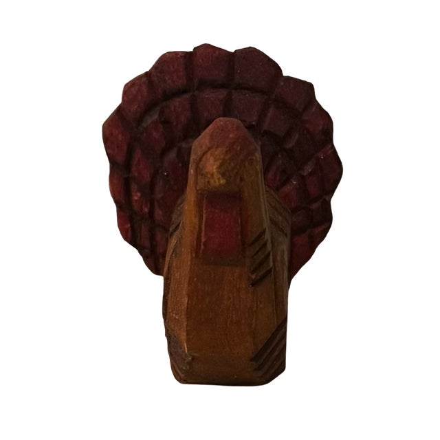 Vintage Handmade Folk Art Thanksgiving Turkeys — Set of 3 For Sale In Seattle - Image 6 of 13