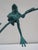 Jumping Frog on Reeds Cold-Cast Bronze Sculpture With Hand Applied Patina For Sale - Image 11 of 13