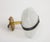 Metal Midcentury Italian Brass and Glass Sconce by Vico Magistretti For Sale - Image 7 of 10