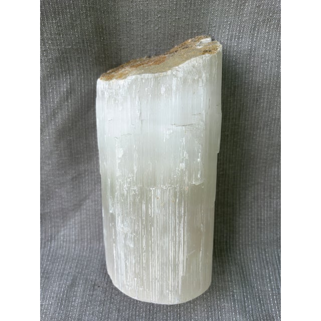 Natural White Selenite Crystal For Sale - Image 4 of 12