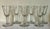 Antique 19th Century English George III Anglo Irish Facet Cut Crystal Sherry Wine Glasses - Set of 6 For Sale - Image 4 of 18