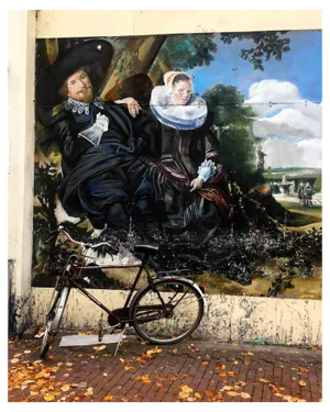 Cindi Emond, Dutch Old Master's Mural, Amsterdam, Photograph, 2016