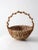 Add character to any space with this unique vintage wicker basket! Handwoven with intricate braided detailing and...