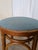 Vintage Bentwood Stools with Blue Upholstered Seats, 1970s, Set of 2 For Sale - Image 12 of 15