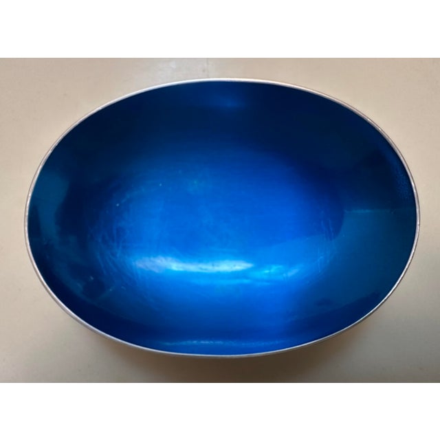 Mid-Century Modern Enameled Bowls by Carl F. Christiansen for Reed and Barton For Sale - Image 9 of 9
