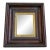 19th Century American Victorian Miniature Mirror in Walnut Frame For Sale