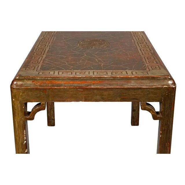 Silvered Wood Table Attributed to Max Kuehne For Sale - Image 10 of 12
