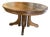Antique Round Pedestal Supported Dinning Table For Sale