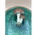 Green 1930s Tellurite Green Mushroom Majolica Lidded Casserole Dish With Basket Weave For Sale - Image 8 of 14