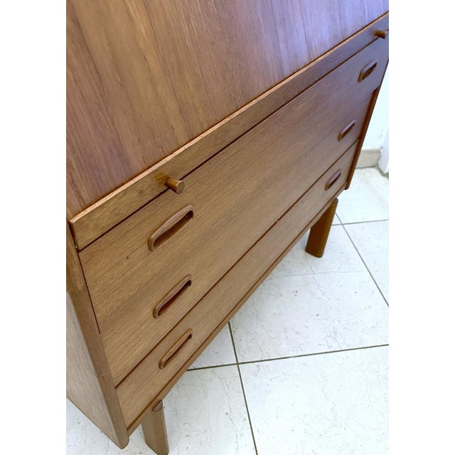 Vintage Secretaire in Teak by Bernhard Pedersen & Son For Sale - Image 17 of 18