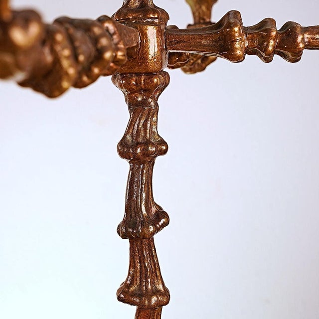 Vintage Wooden Candlesticks, Set of 2 For Sale - Image 4 of 9