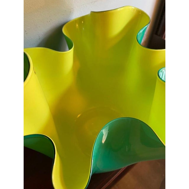 Fazzoletto Model Vase by Venini, 1970s For Sale - Image 3 of 12