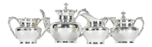 Antique Silver Plate Tea Service