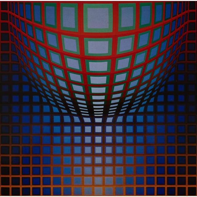 Victor Vasarely (1906-1997) Kezdi-Vega Heliogravure after a work by the artist On heavy paper, 27 x 27 cm (approx. 11 x 11...