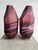 Amethyst and White Swirl Glass Vases, Set of 2 For Sale - Image 6 of 9