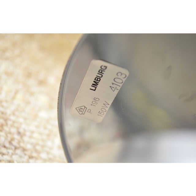 Metal Ball Hanging Lamp from Glashütte Limburg, 1960s For Sale - Image 7 of 8