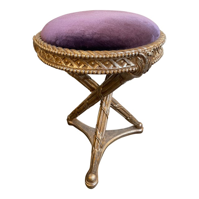 Nancy Corzine Torch Vanity Stool For Sale