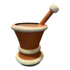 1900 Apothecary Mortar and Pestle Trade Sign