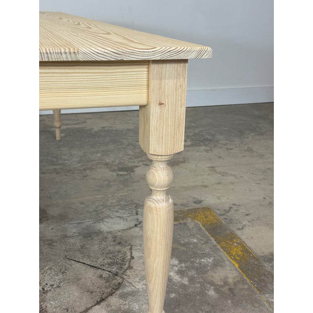 Pine French Harvest Table For Sale In Atlanta - Image 6 of 6