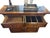 Campaign Vintage Chinese Campaign Style Walnut Server Cabinet For Sale - Image 3 of 12