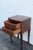 1940s Tall Bow Front Mahogany Nightstand Side End Table 6163 For Sale - Image 14 of 15
