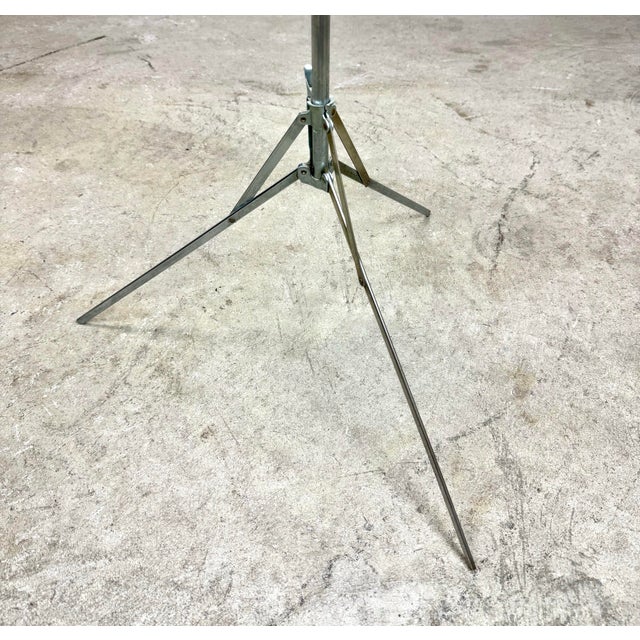 Teal Sonneman Style Mid Century Modern Eyeball Orb Tripod Floor Lamp For Sale - Image 8 of 12