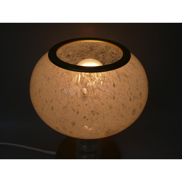 Vintage Table Lamps with Glass Lampshades from Doria Leuchten, 1960s, Set of 2 For Sale - Image 11 of 18