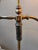Metal Vintage Brass Single Arm Deco Floor Lamp For Sale - Image 7 of 16