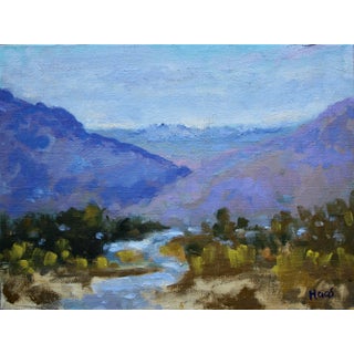Carson River Contemporary Landscape Oil For Sale