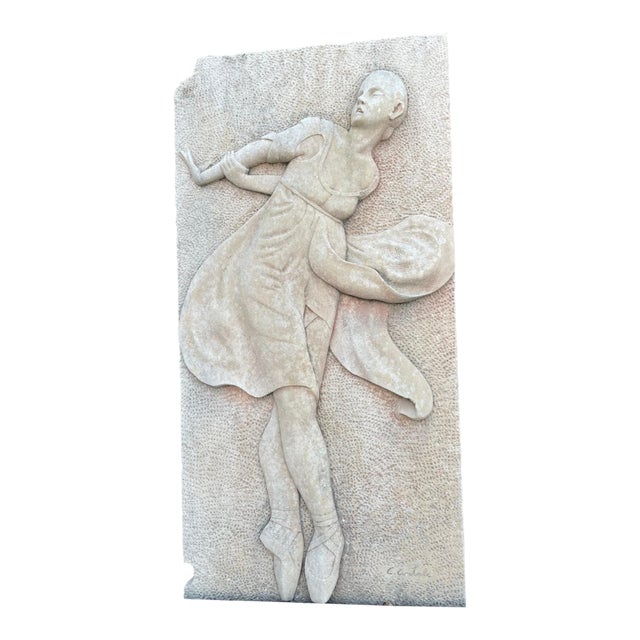 1940s Italian Frieze of Ballerina Dancing For Sale