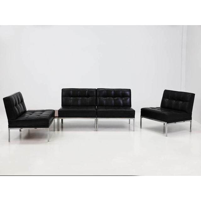 Wood Modular Constanze Easy Lounge Armchairs by Constanze Wittmann & Johannes Spalt for Wittmann Möbelwerkstätten, Austria, 1960s, Set of 5 For Sale - Image 7 of 15