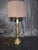 Vintage Stiffel Style Brass Tone Table Lamp For Sale - Image 9 of 9