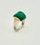 Vintage Home is pleased to present this Art Deco Boho Chic style Cocktail Ring, Size 7. The gemstone is Malachite in an...