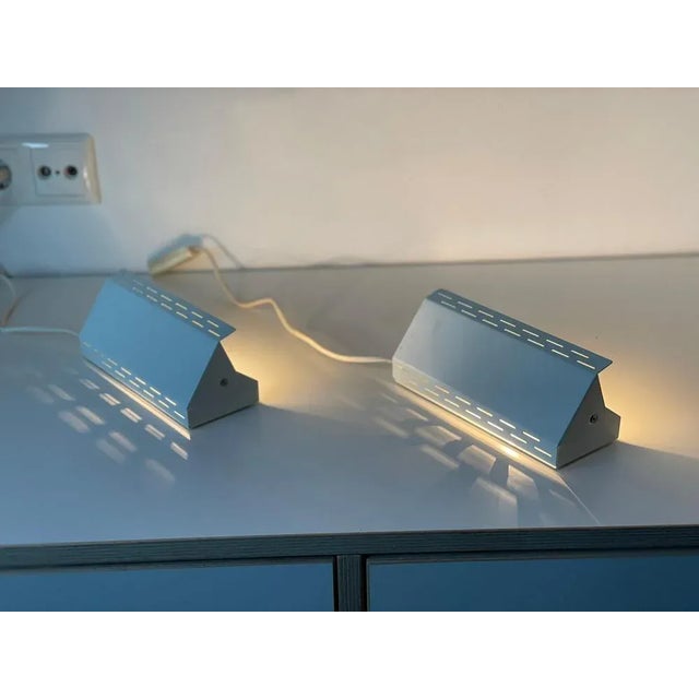 Danish Metal Wall Lamps, 1960s, Set of 2 For Sale - Image 3 of 11