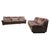 Chocolate Leather DS66 Sofa Set from de Sede, 1960s, Set of 5 For Sale - Image 10 of 10