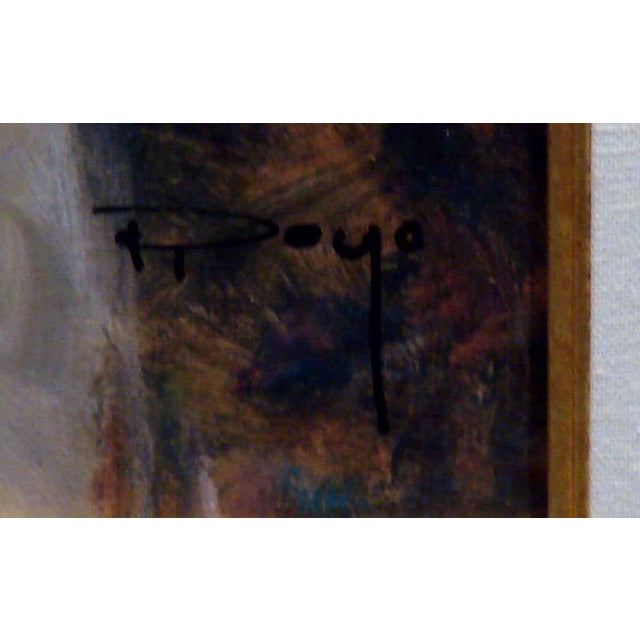 Royo Primavera Flower Spain Gallery Framed Art Serigraph S Board For Sale - Image 4 of 4