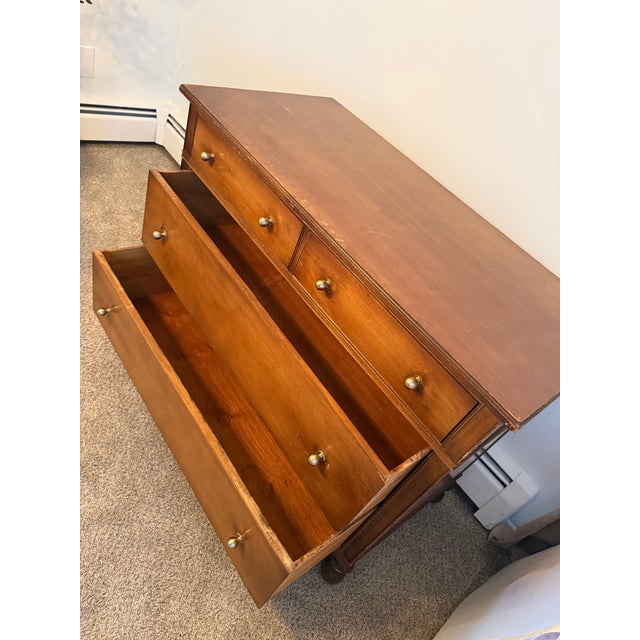 Early 1900s Antique Solid Wood Chest by Davies-Putnam Co., Grand Rapids For Sale - Image 9 of 12