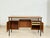 Contemporary Mid-Century Danish Teak Desk with Metal Frame, 1960s For Sale - Image 3 of 5