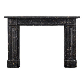 English Regency Portoro Marble Fireplace For Sale