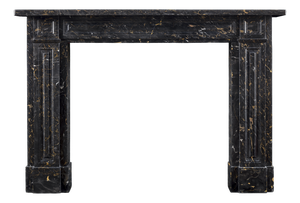 English Regency Portoro Marble Fireplace