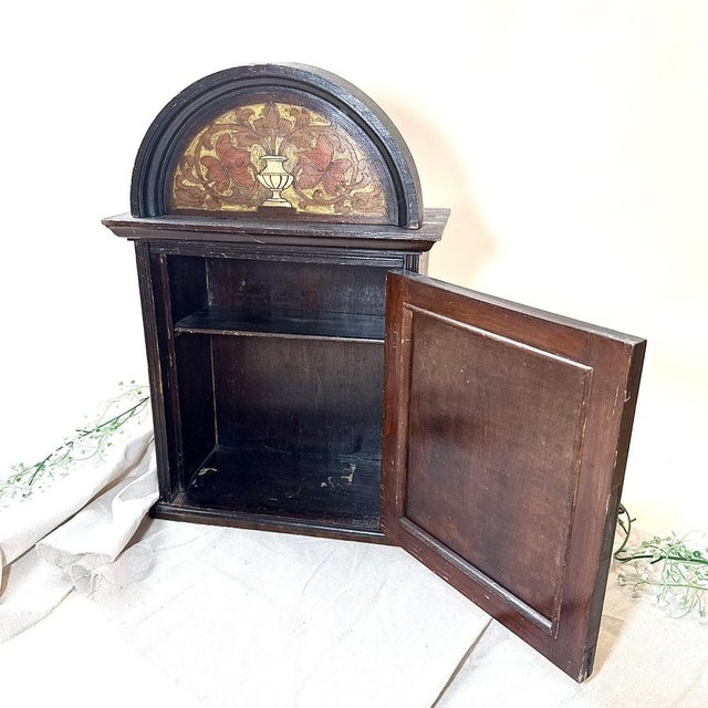 Art Nouveau Engraved Wooden Cabinet, 1890s For Sale - Image 5 of 16