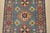 2020s Kazak Runner 2’8” X 9’8” Blue Wool Tribal Hand-Knotted Oriental Rug For Sale - Image 5 of 12