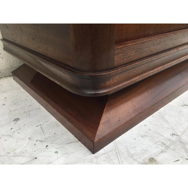 Brown Mahogany Chest of Drawers, 1920s For Sale - Image 8 of 18