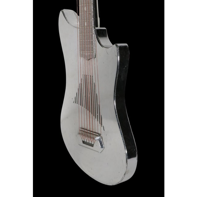 Vintage Plastic Electric Guitar Wall Hanging Model For Sale - Image 10 of 11