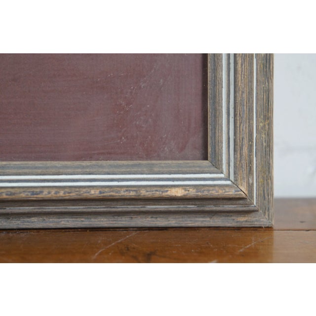 1975 Vintage Watercolor Landscape Painting December Morning by Sean Toomey 27" For Sale - Image 9 of 11