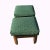 Bielecky Brothers Bielecky Brothers Vintage Upholstered and Cane Ottomans For Sale - Image 4 of 6