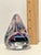 Transparent Set of Three 1990s Schmidt Rhea Signed Handblown Art Glass Abstract Paperweights For Sale - Image 8 of 10