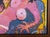 Pink Oswaldo Subero "Jacucci" Contemporary Abstract Pink & Yellow Expressionist Female Painting, 2005 For Sale - Image 8 of 12